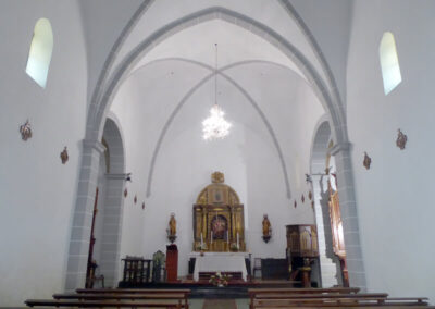 Interior de la iglesia de San Miguel arcángel
